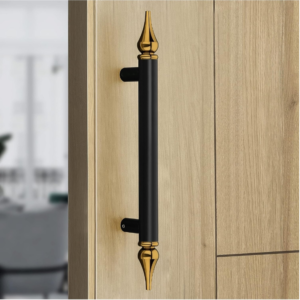 Black antique dome shaped Main door handle for pull and push
