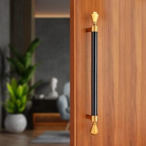 Diamond shaped black antique Main door handle for pull and push